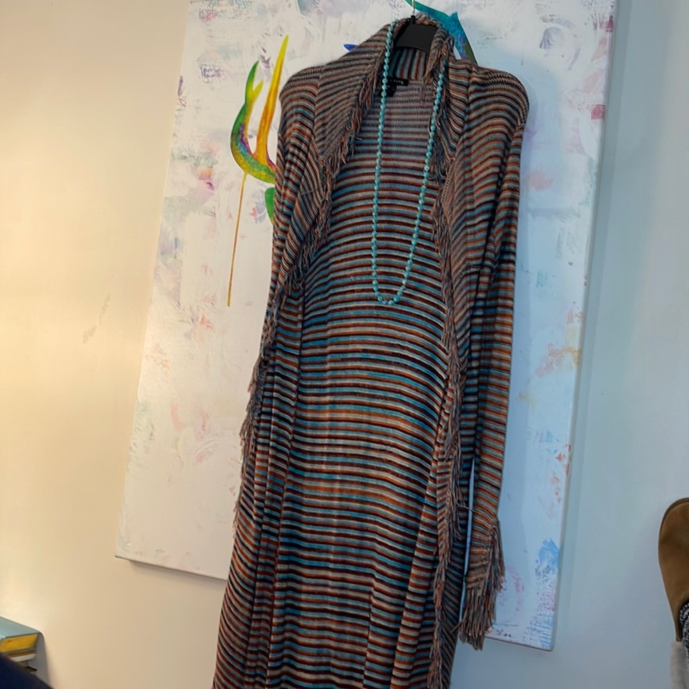 Boho fun long cardi, dress up or down!